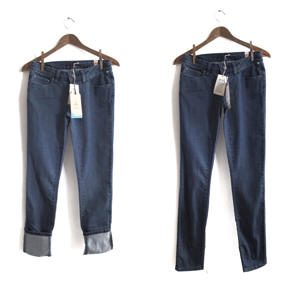 Prana NWT Kara High Rise Jeans in Indigo Blue 26 2 - Picture 2 of 8